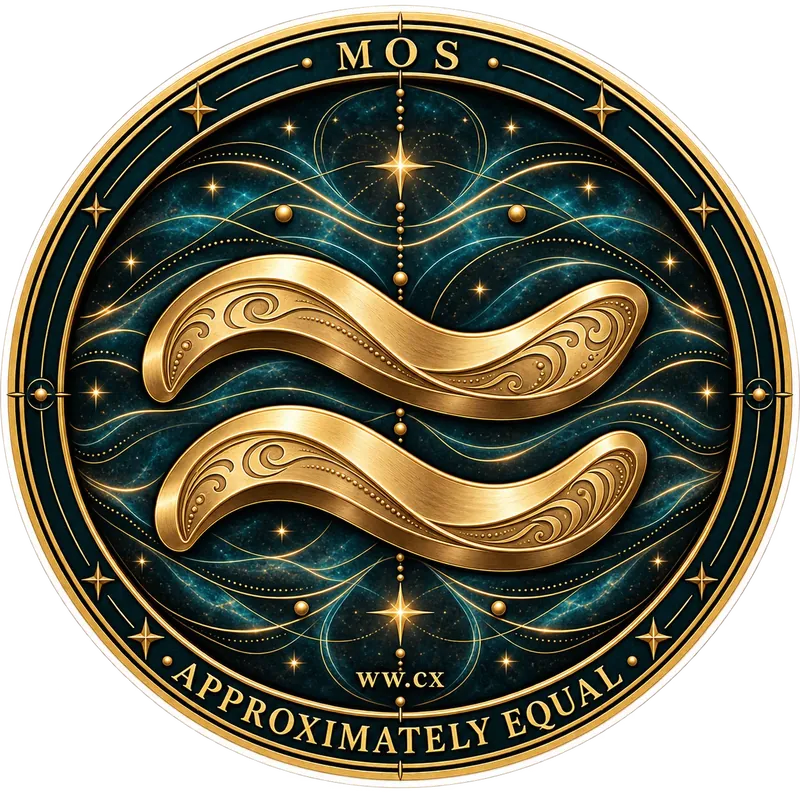 Approximately Equal MOS Sticker
