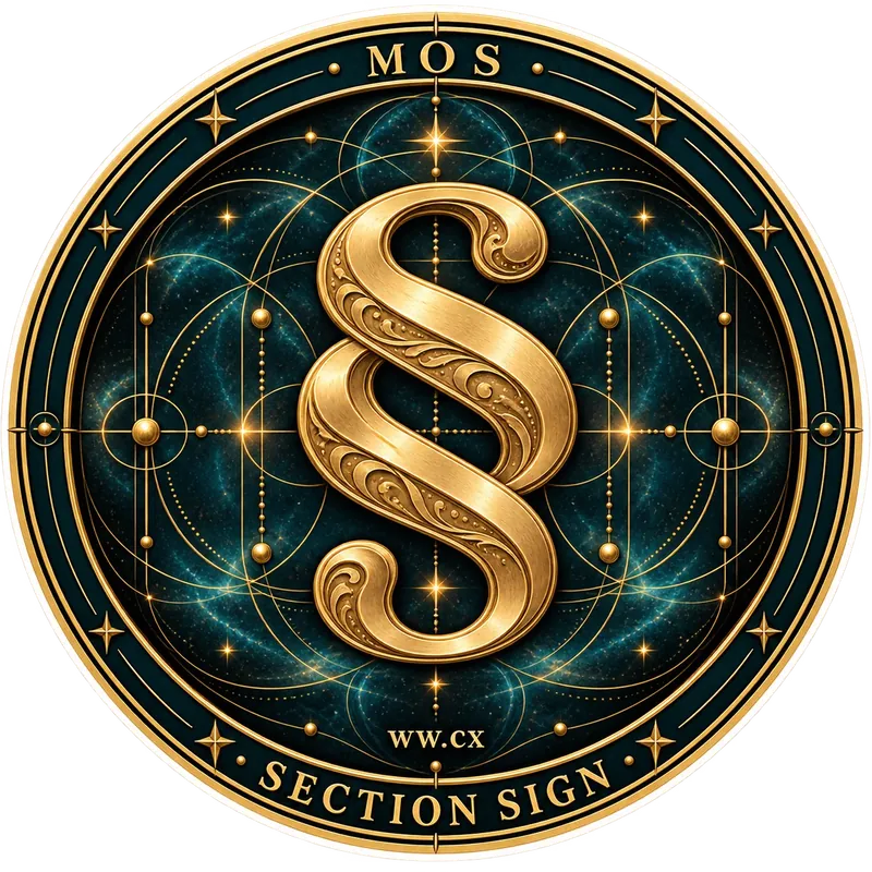 Section Sign MOS Sticker
